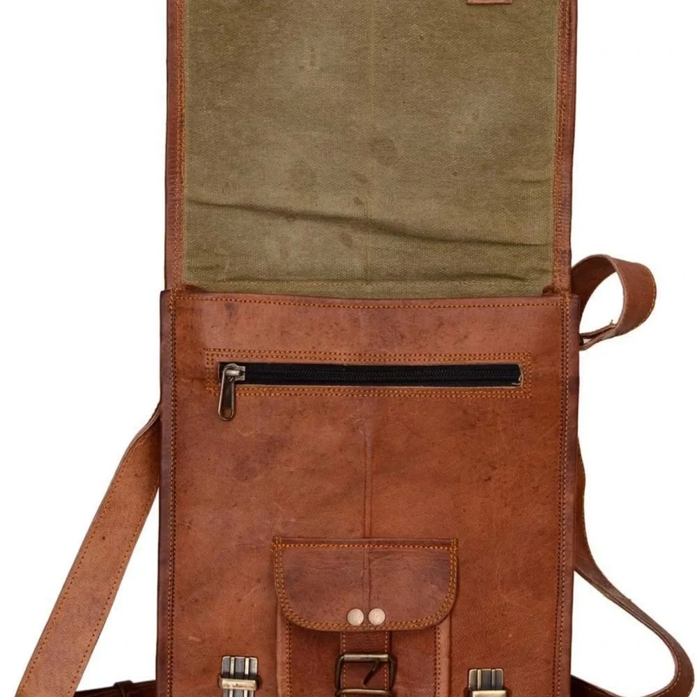 Leather Crossbody Bag for Man and Woman - Picture 6 of 8